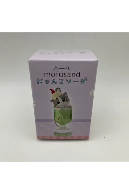 Random 1pcs New Mofusand Cat Pudding Cold Drink Pendant Mini Figures Blind Box Anime Figures