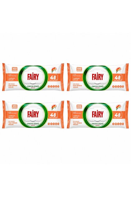 Universal Cleaning Wipes cu Oțet Alb și Bicarbonat, Parfum Frezie, 100 Șervețele