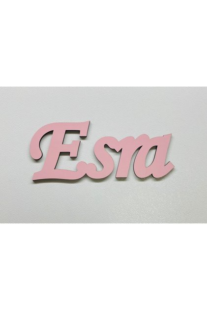 Baby Pink Ξύλινο Όνομα Ξύλινο 15 εκ. (1 Τεμάχιο)