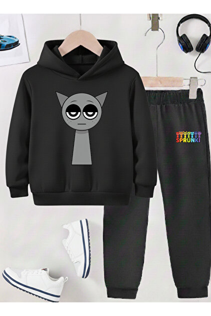 Sprunki Printed Children's Tracksuit, Shardon Soft Fabric, Unisex