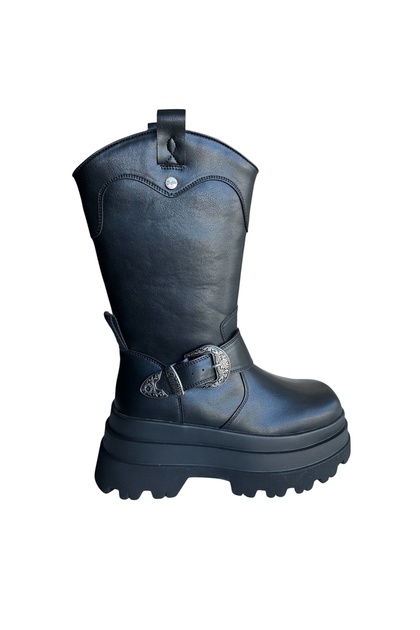Γυναικείες Jupiter Biker Μπότες Μαύρες BUFPD00016410-BLACK