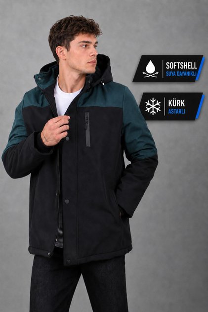 Piecewise Outdoor Softshell Winter Coat Pldp 3038_50513-1