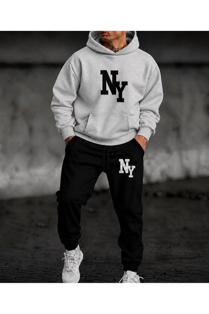 Men's Big and Tall Ny Hooded Track Suit