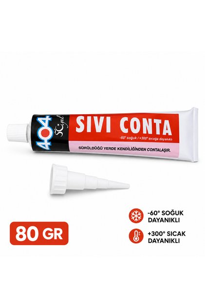 Sıvı conta yapıştırıcı 80 gr kırmızı