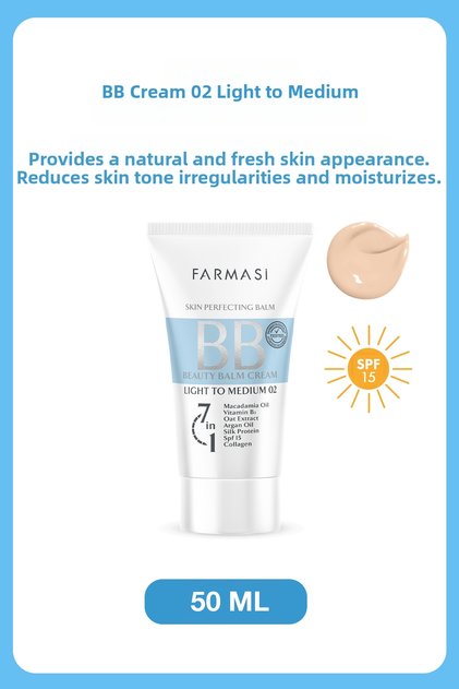 Bb Cream Light To Medium 02 50ml