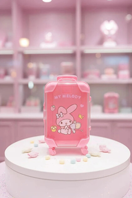 SANRIO Lisanslı My Melody Mini Bavul Saklama Kutusu – Dekoratif