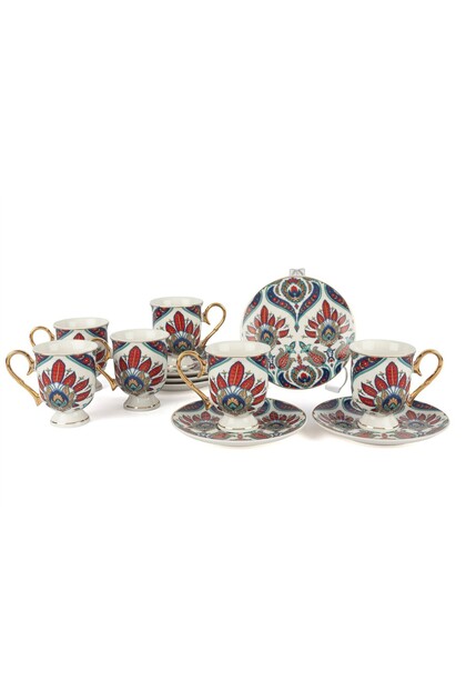 Royal Ikat 6-Piece Coffee Cup Set 90ml
