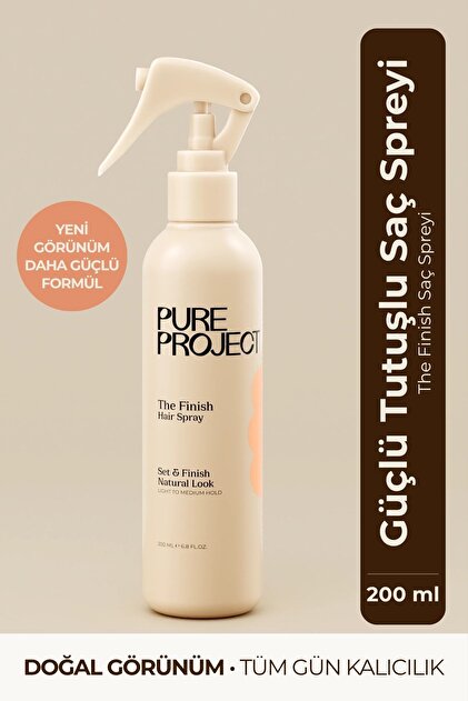 Gün Boyu Kalıcı Saç Spreyi 200ml | Güçlü Tutuş & Doğal Görünüm