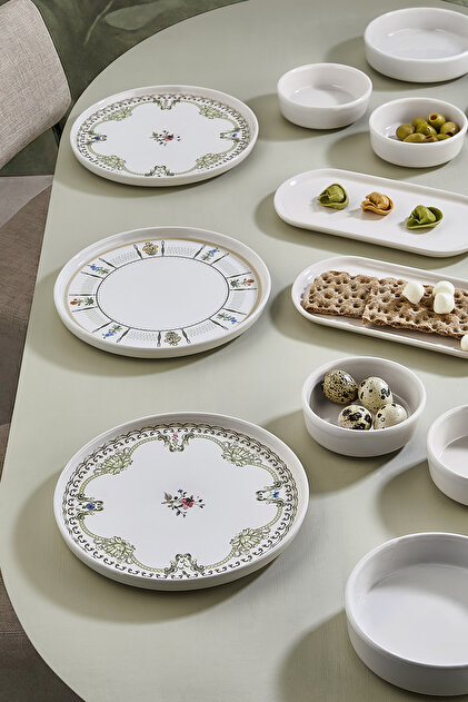 Kitchen Life 14 Parça 6 Kişilik Country Kahvaltı Takımı-Lüx