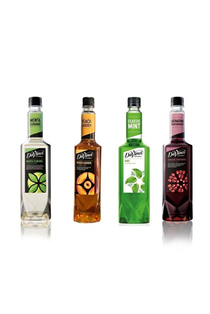 Da Vinci Davinci Gourmet 4 Lü Şurup Kokteyl Fırsat Seti (TURUNÇ