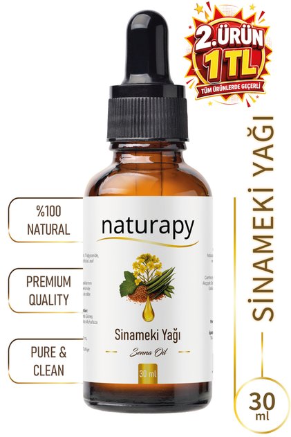 Senna Oil Maceration | Extraction Oil 30 ml Glass Bottle with Dropper
