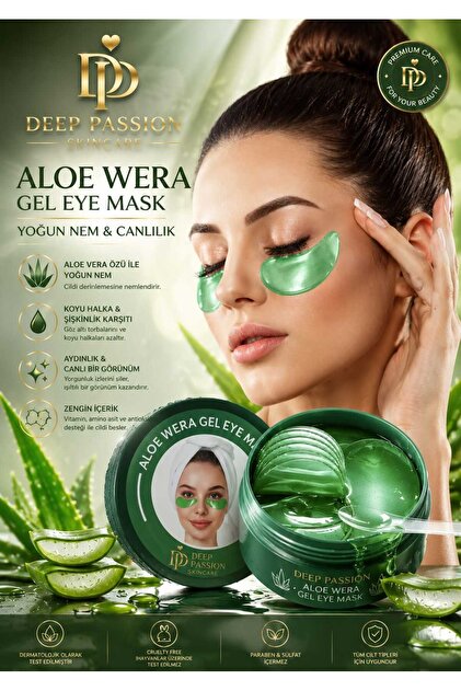 Deep Passion Aloevera Ve Kolajen İçeren Sıkılaştırıcı Göz Maskesi