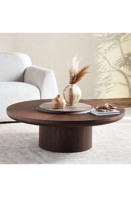 Salamis Coffee Table Round - Brown