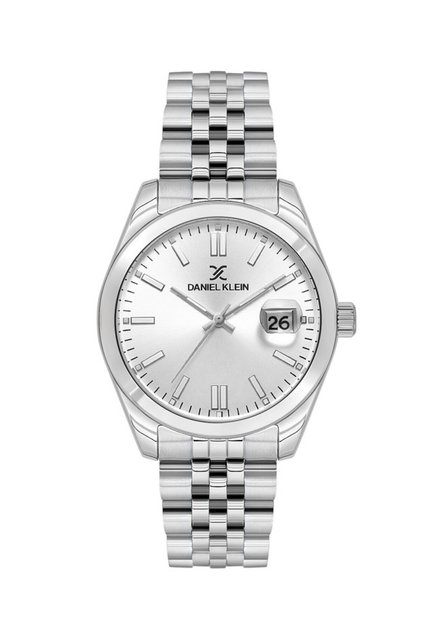 Dke.1.11051-1 Steel Plated 3 Atm Water Resistant Calendar Metallic Color Men's Wristwatch