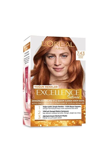 Excellence Intense 7.43 Tarçın Bakır Saç Boyası