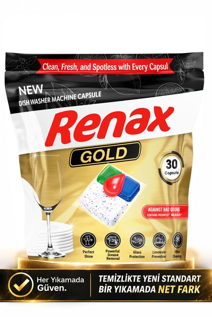 Gold Bulaşık Makinesi Kapsülü 30 Lu