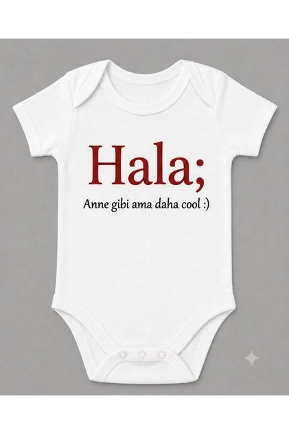 Still Like a Mom but Cooler Printed Baby Bodysuit with Snap Fasteners 5054