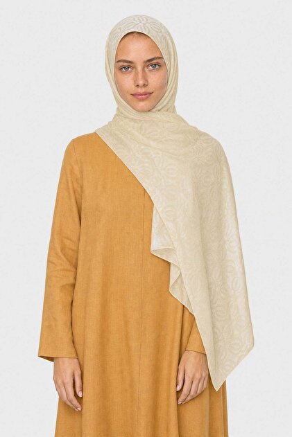 Cameo Pattern Ayrobin Jacquard Shawl