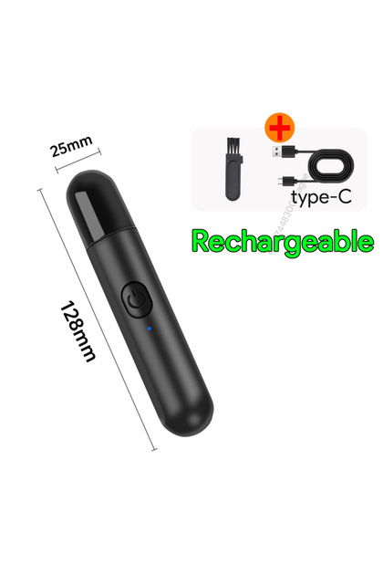 black NEW Electric Nose Hair Trimmer Ear Hair Trimmer Eye-brow Shaping Professional Safe Painless Po