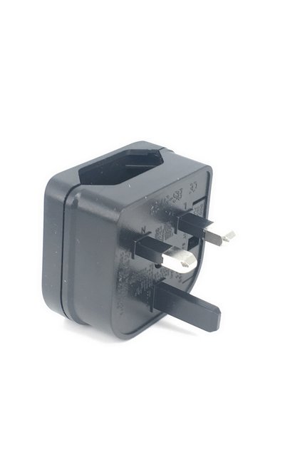 black European Euro Eu 2 Pin To Uk 3 Pin Power Socket Travel Plug Adapter Converter Power Adapter Ch