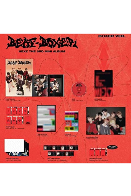 Kpop Dünyasi NEXZ – The 3rd Mini Album [Beat-Boxer] Boxer Versiyon