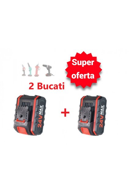 Oferta 2 Bucati x Acumulator Universal 24 V, Pentru Minidrujba, Motocoasa, Fierastrau Sabie, Model 3