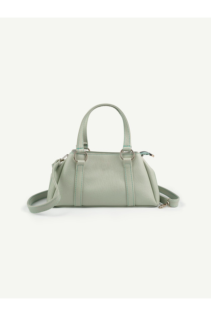 Hupp 3-Compartment Soft Textured Shoulder & Hand Bag