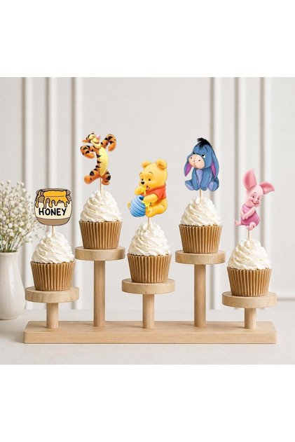 Winnie The Pooh Teması Kürdan 8 Adet