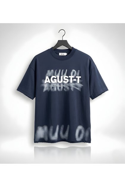 Oversized T-Shirt Blurred Identity)* *Blurred Identity Tee*