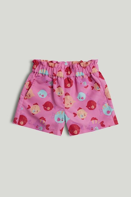 Pink Fish Swim Shorts