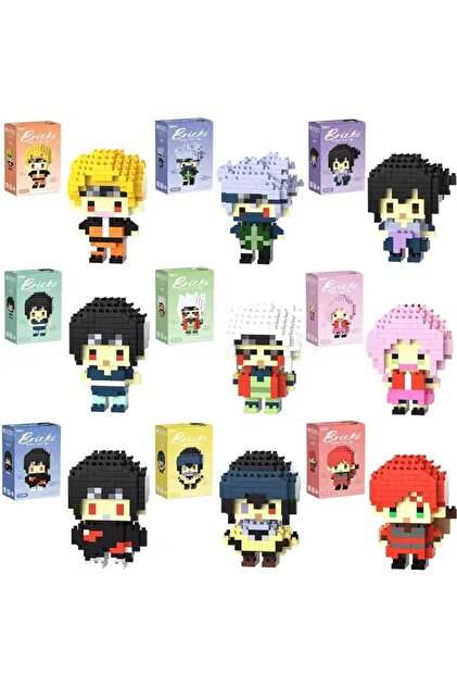 womistore Bricks Naruto Serisi Blok Yapı Taşı Figür (Rastgele 1