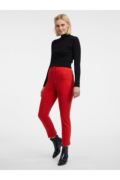 Pantaloni roșii de damă