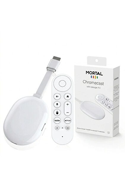 ATAELEKTRONİK Google TV (4K) ile Google Chromecast için SESLİ