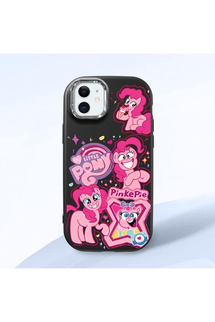 Black Silicone Case Compatible with iPhone 12 Mini with Shock-Absorbing Camera Protections