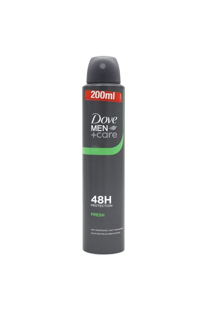 Αντιιδρωτικό Αποσμητικό, Dove, 200 ml, Ανδρική Φροντίδα, Φρέσκια 48ωρη διάρκεια
