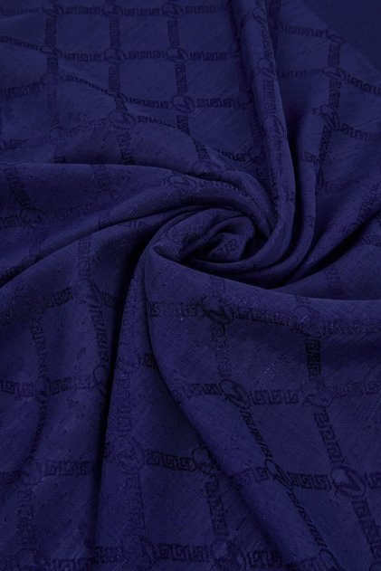 Siena Logo Pattern Jacquard Shawl