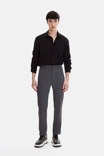 Gray Men's Trousers Bpn3405500000