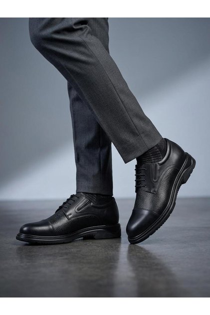 Dr.Jells 2087 Men's Genuine Leather Pillow Technology Air Sole Lace-Up Classic Shoes