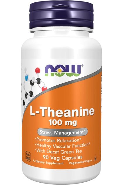 L-Theanine 100 mg *, 90 Veg Capsules usa menşeili