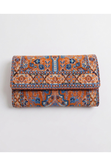 Narinj ladies wallet kilim inspired