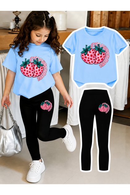 Kids Leggings and T-Shirt Set