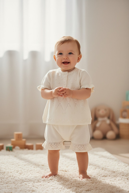 Merseerized Baby Shorts Set