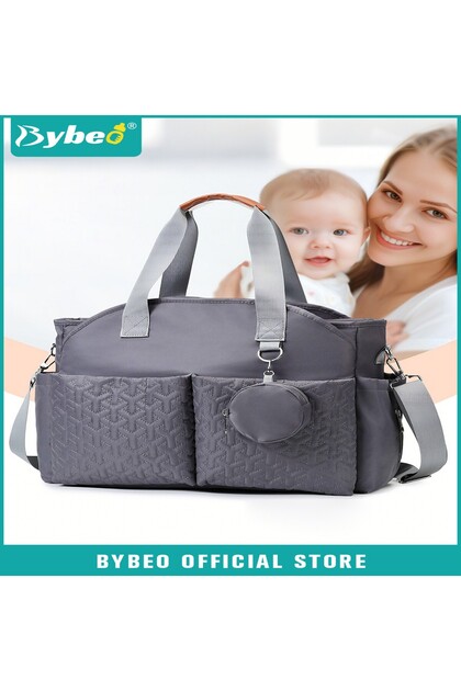 Baby Diaper Bag Tote, Multifunctional Mommy Bag, Maternity Baby Changing Bags with Small Bag, Large Capacity Fitness Bag, Stylish Travel Bag, Mom Hospital Bag