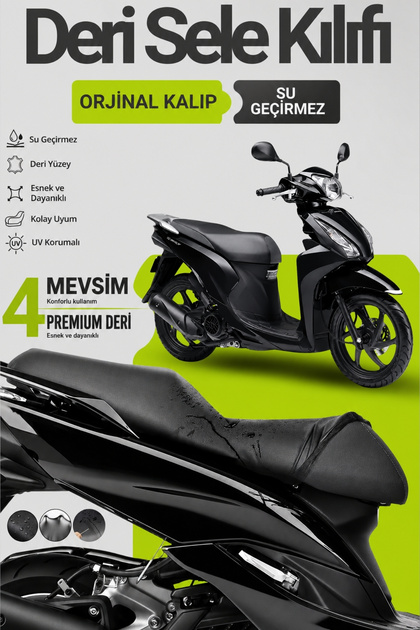 Motorcycle Seat Cover for Honda Dio Leatherfit Leather Motorcycle Saddle Cover Motor Saddle Cover Waterproof
