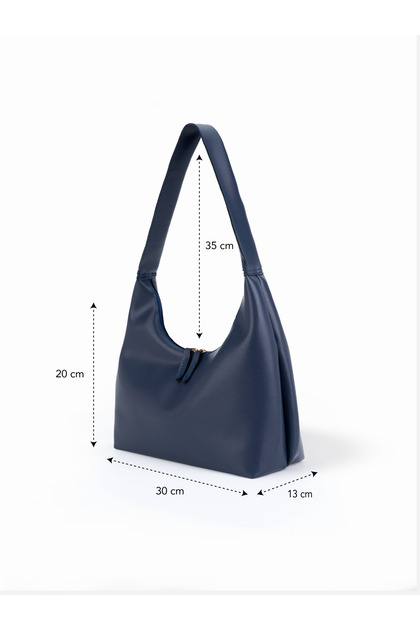 Cindy Vintage Double Zipper Hand and Shoulder Bag