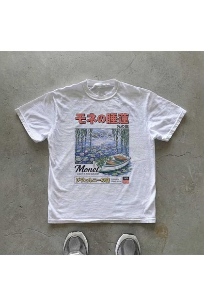Monet Japan Printed Unisex Oversize T-Shirt