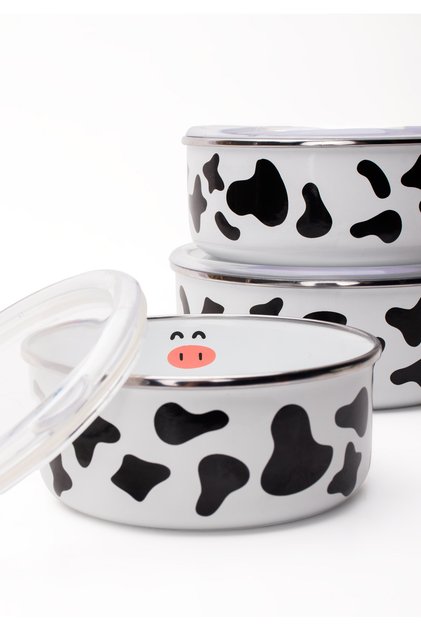 Mötilda Enamel Storage Container Set