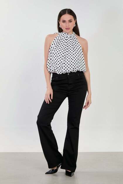 Women's Spanish Flare Pants - Black