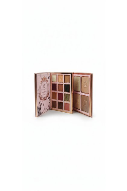 F3 Makeup Book لوحة ظلال عيون مع هايلايتر وبلاشر