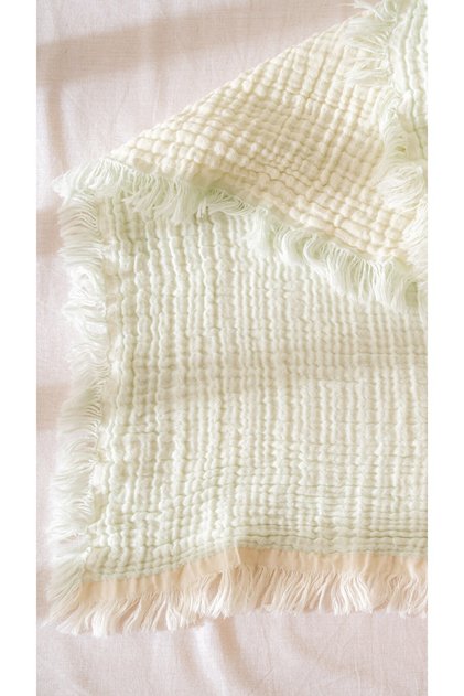 100% Cotton Muslin Baby Blanket 100X120 cm – Soft Textured Four Seasons Kids & Baby Blanket